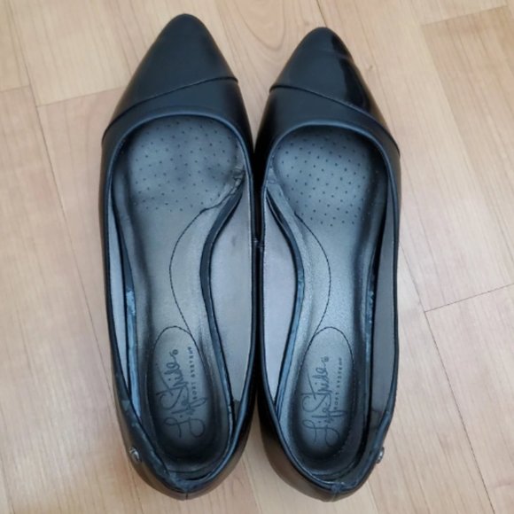 Lifestride Quilma Black Shoes Size 8 - Picture 2 of 11